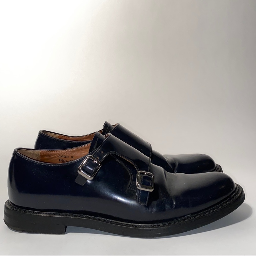 Church’s Monk Strap Glossed Leather Brogues 7